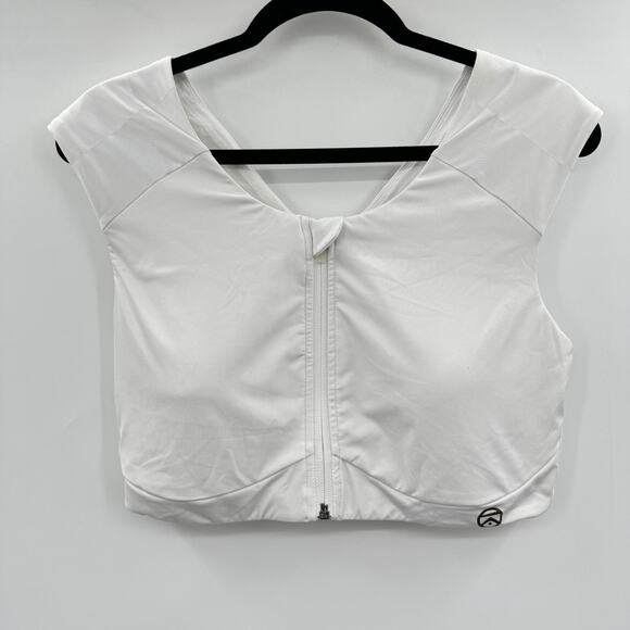 KINFLYTE Freedom Bra Wide Strap Size XL White Posture Correcting Wireless NEW - Picture 1 of 11